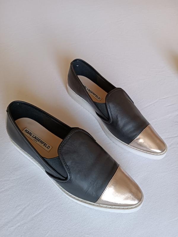 Женские Туфли Чёрные Кожа 40