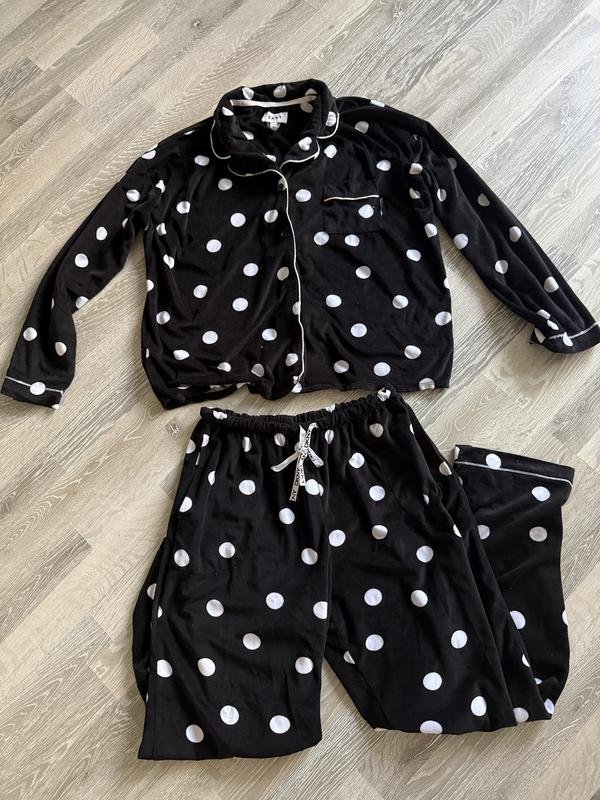 Damen DKNY Pyjama Schwarz M