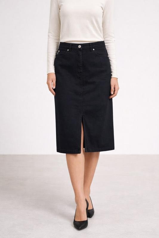 Femme Bogner Jupe Noire Élasthanne M