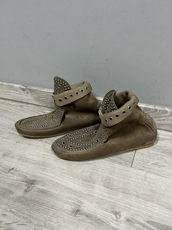 Women Isabel Marant Boots Beige Suede 37
