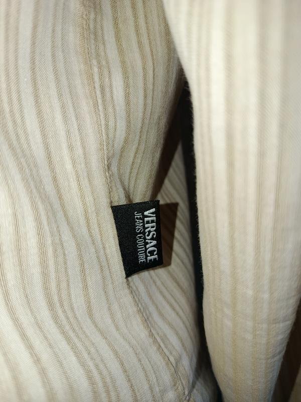 Women Versace Shirt Beige Cotton M