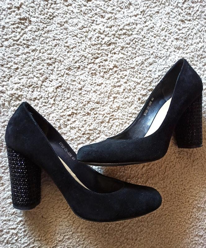 Femme Vitto Rossi Talons Noir Suède 40