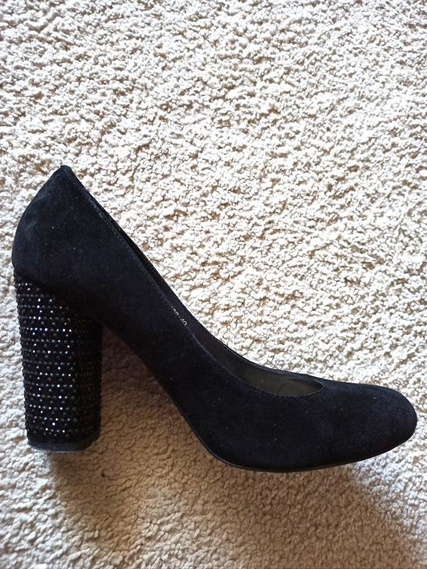 Femme Vitto Rossi Talons Noir Suède 40