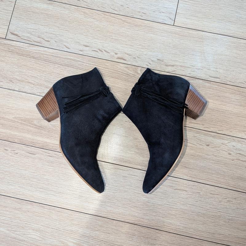 Женские Kurt Geiger Ботильоны Чёрный Замша 39