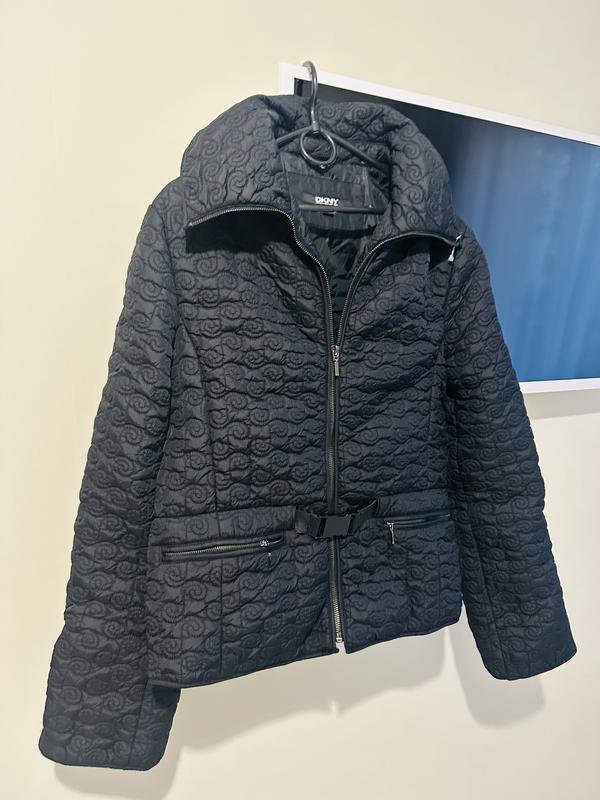 Damen DKNY Jacke Schwarz Polyester S