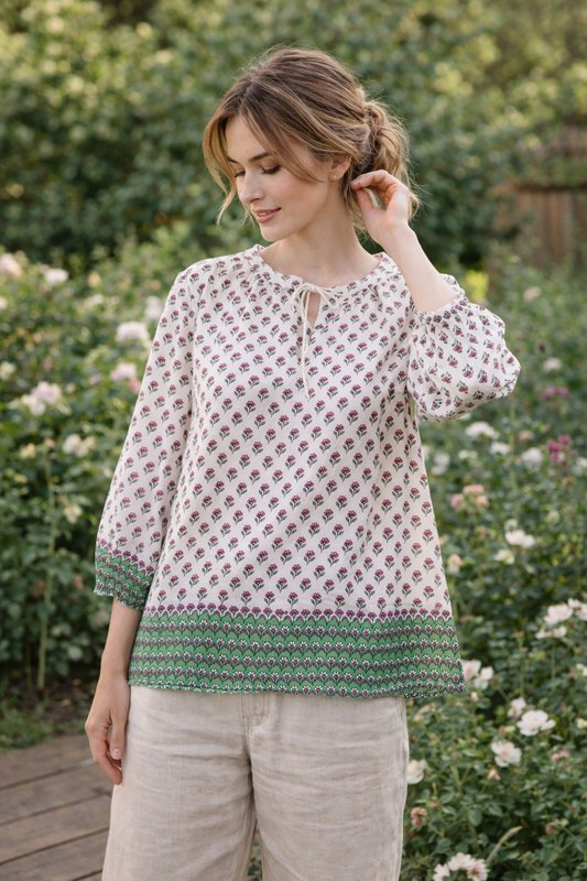 Женская Boden Блуза Белая Хлопок M