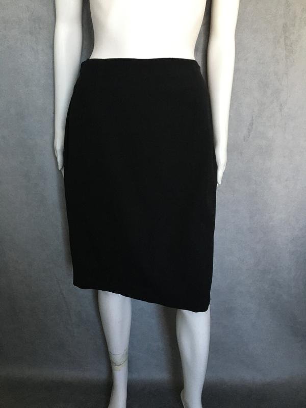 Женская Piazza Sempione Юбка Чёрный Шерсть S