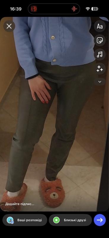 Women s.Oliver Trousers Brown Eco Leather 36