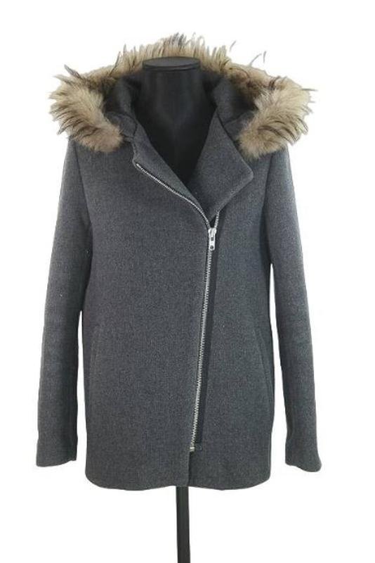 Femme Sandro Paris Manteau Gris Cachemire S