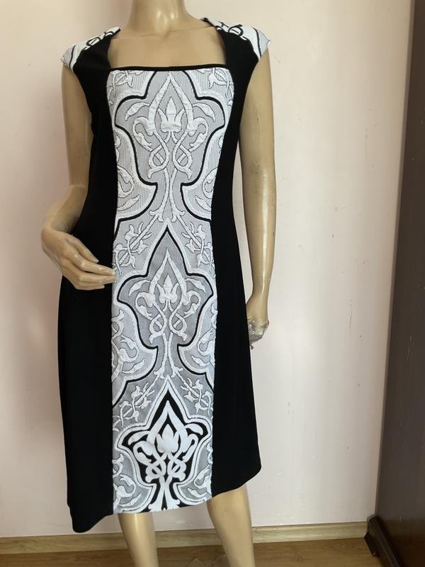 Women Joseph Ribkoff Dress Black Knit 42