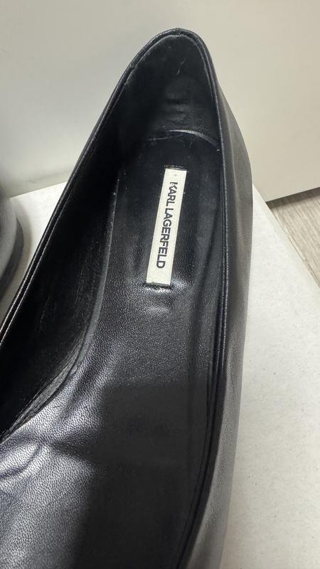 Женские Karl Lagerfeld Туфли Чёрные Кожа 9.5