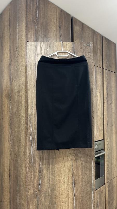 Damen Burberry Rock Schwarz Wolle XL