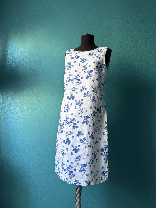 Femme Laura Ashley Robe Blanche Coton 36