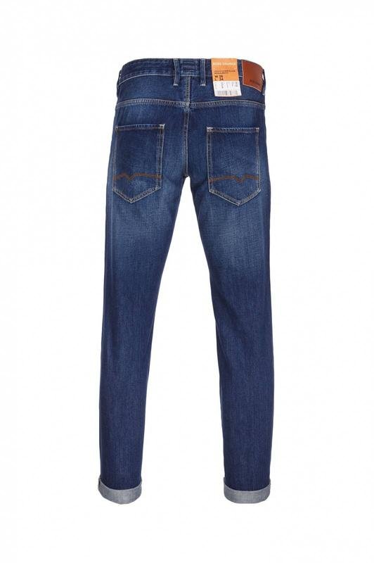 Homme BOSS Orange Jeans Bleu Marine Denim W30L30