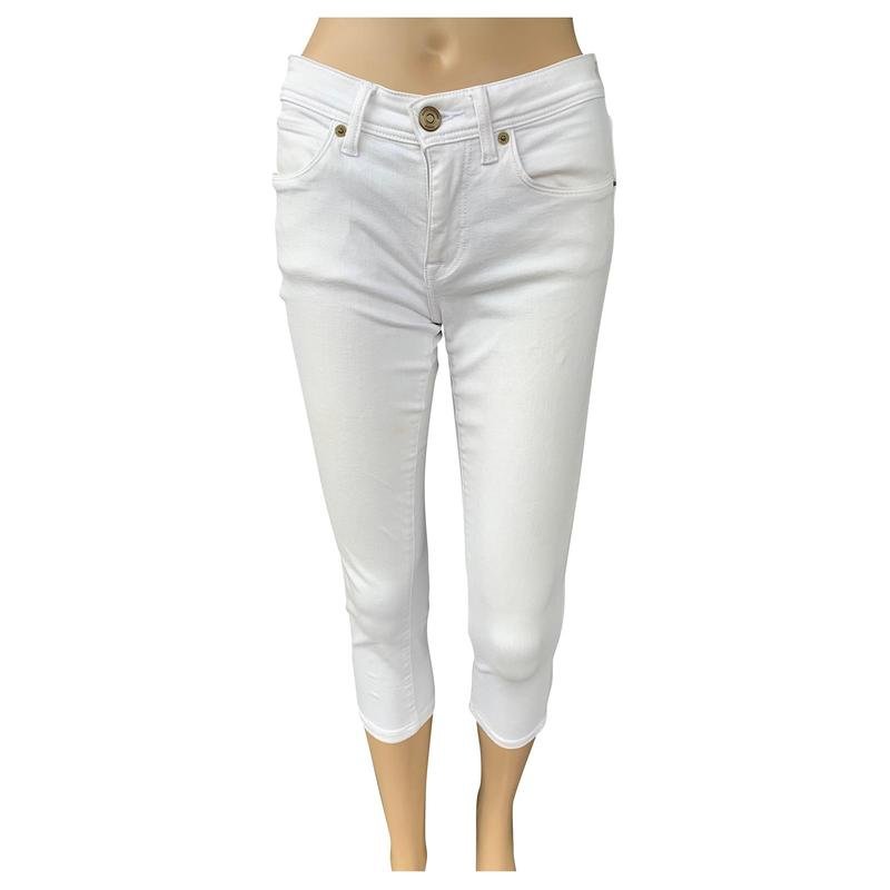 Damen Burberry Jeans Weiß Denim 27