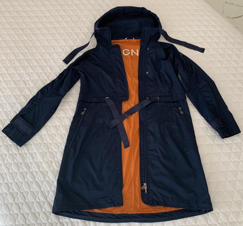 Femme Bogner Trench Coat Bleu Marine 46