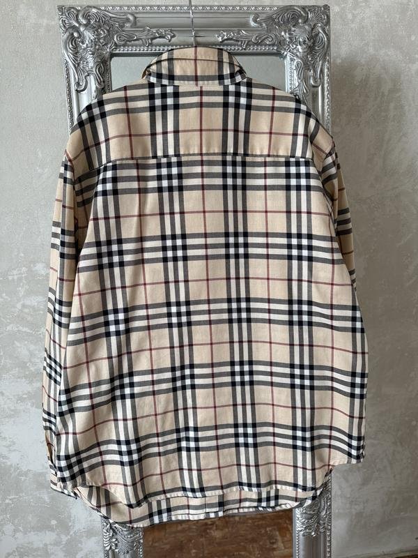 Damen Burberry Hemd Beige Baumwolle L