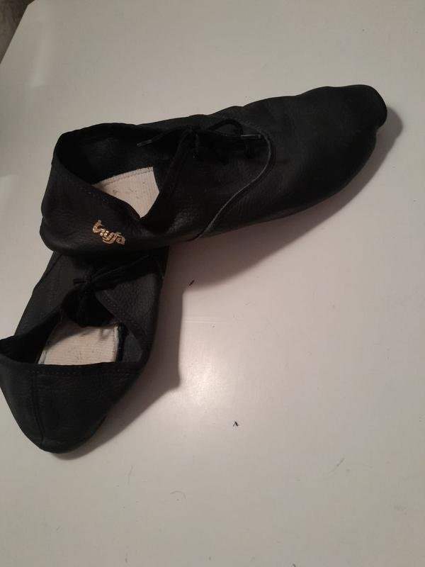 Damen Daniel Tanzschuhe Schwarz Leder 38