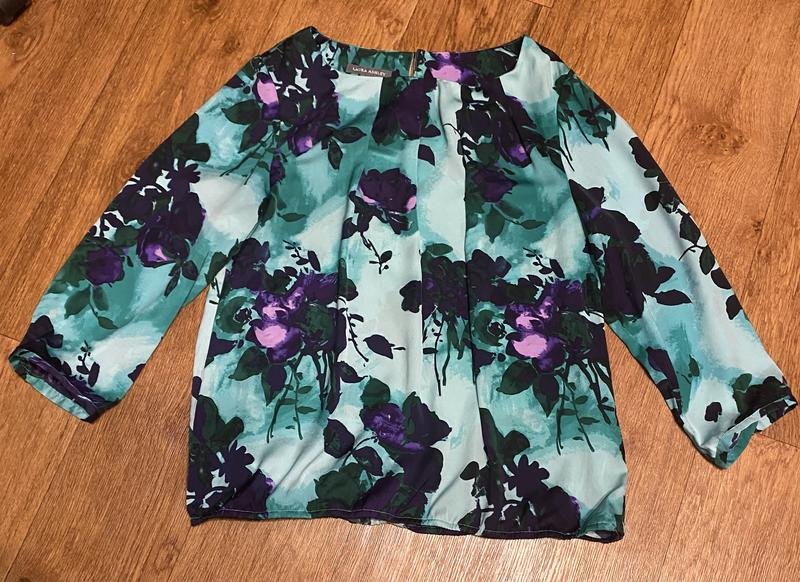 Femme Laura Ashley Chemise Turquoise Polyester 42