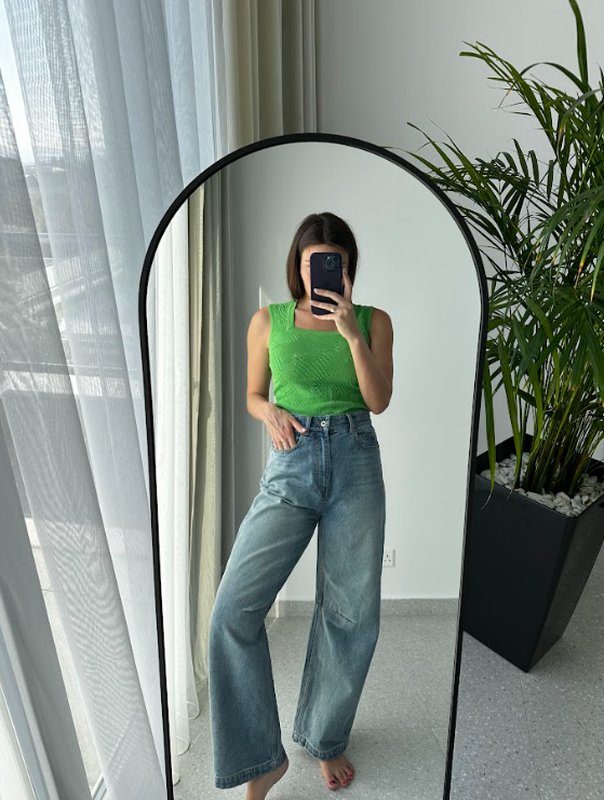 Женские Loewe Джинсы Синие  S