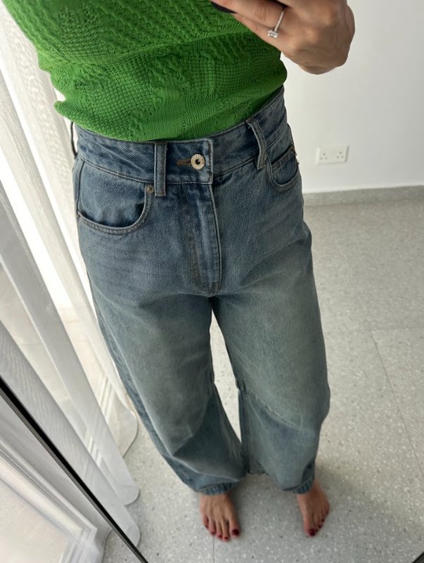 Женские Loewe Джинсы Синие  S