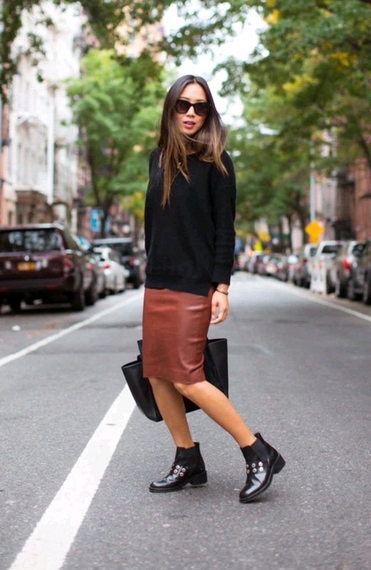 Femme Sandro Paris Bottines Noires Cuir 38.5