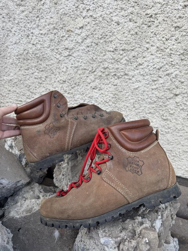 Мужской Alpine Ботинки Коричневый Кожа 42