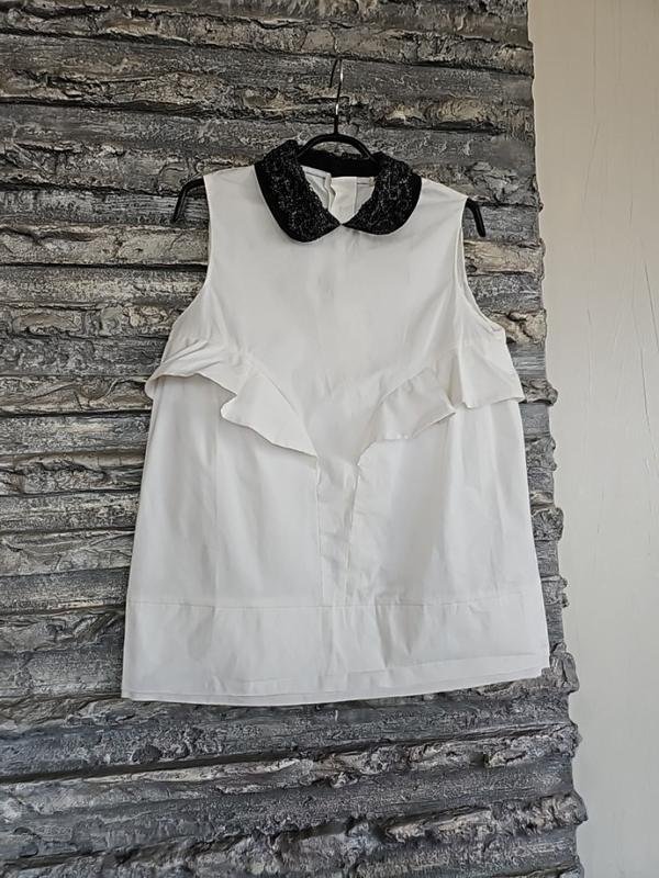 Femme Miu Miu Chemisier Noir Coton S