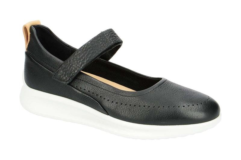 Women Ecco Heels Black Leather 39