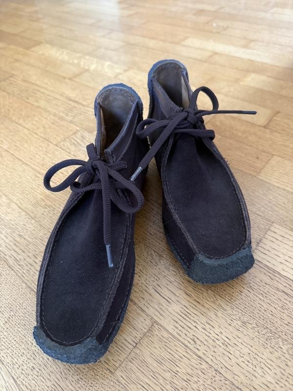 Женские Clarks Ботинки Коричневый Замша 35