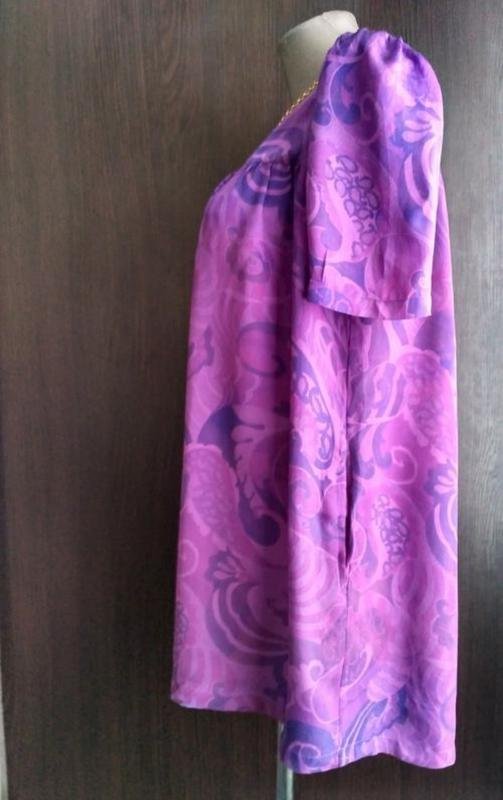 Damen French Connection Kleid Flieder Seide 36