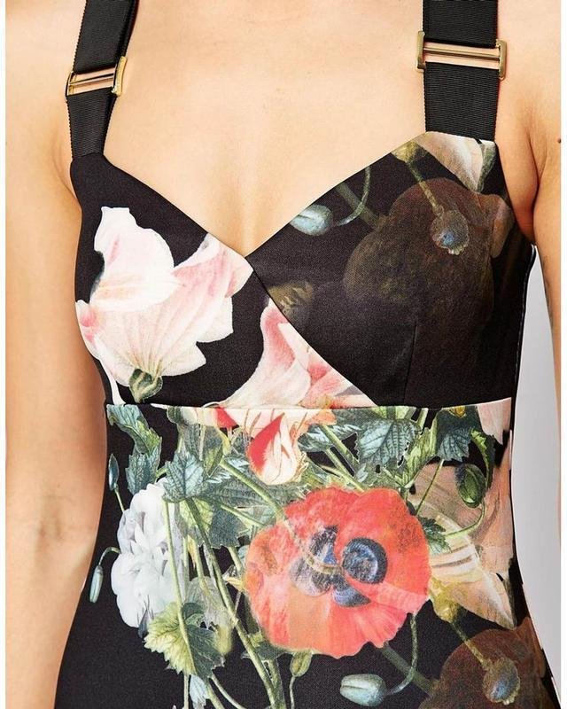 Donna Ted Baker Abito Nero Poliestere XS-S