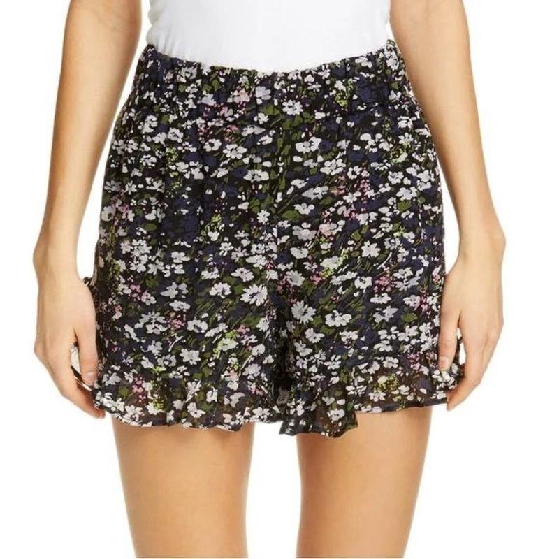 Women Ganni Shorts Multicolor Viscose XS