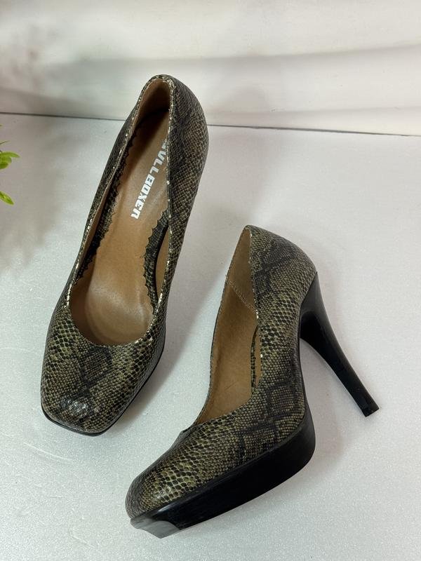 Women Bullboxer Heels Olive Black 37.5