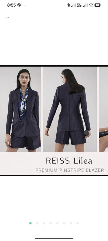 Donna Reiss Blazer Blu Navy S