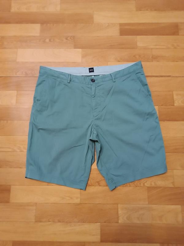 Мужские Hugo Boss Шорты Зелёный Хлопок 40