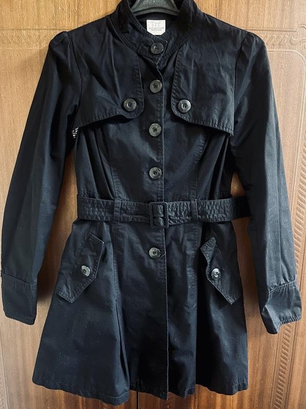 Damen Mantel Schwarz  XS