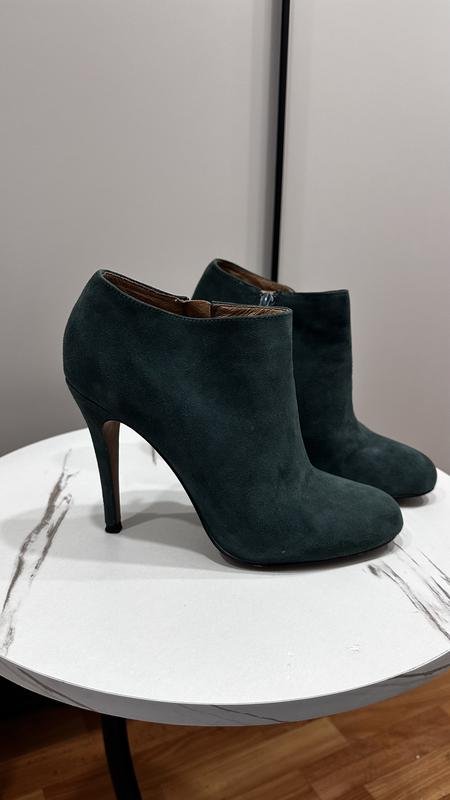 Women ALDO Ankle Boots Green Suede 38