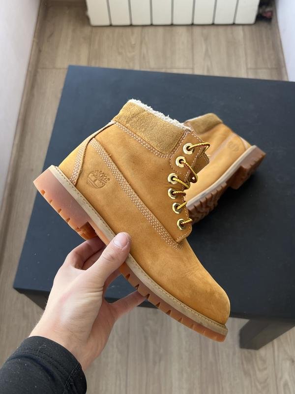 Femme Timberland Bottes Beige Coton 37