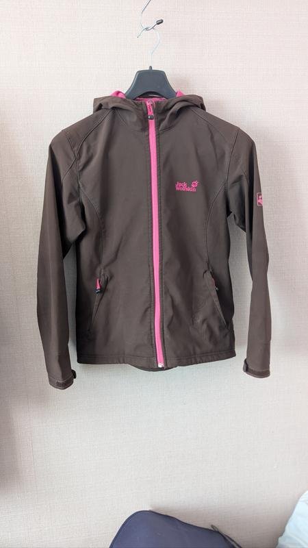 Femme Jack Wolfskin Veste Marron Softshell L