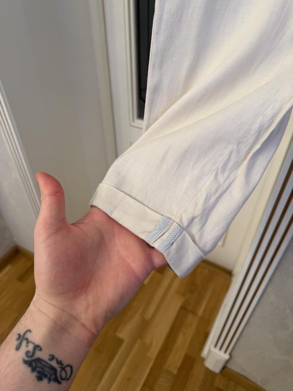 Women Fabiana Filippi Trousers Beige Linen XL