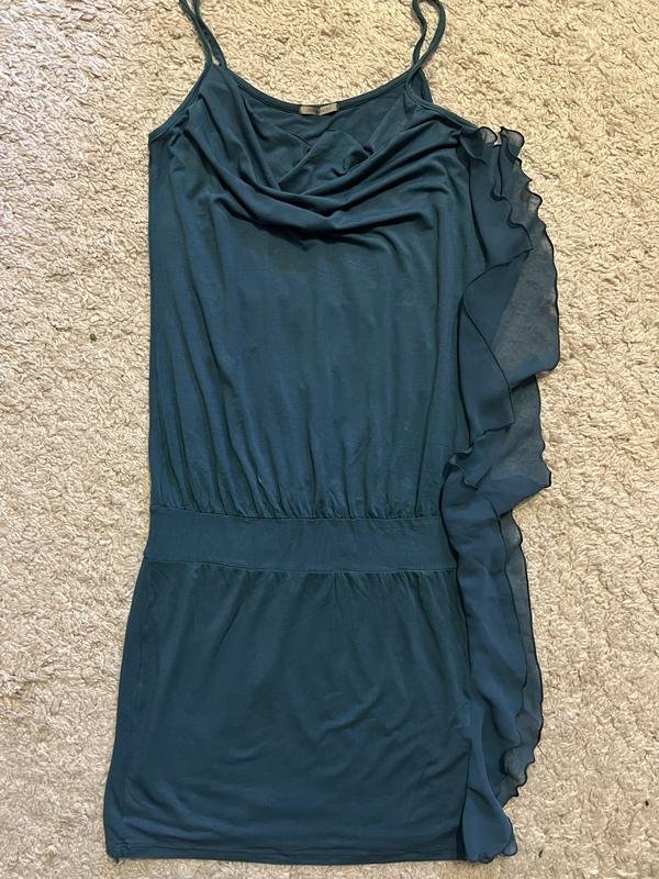 Женское Intimissimi Платье Бирюзовое Трикотаж ХS