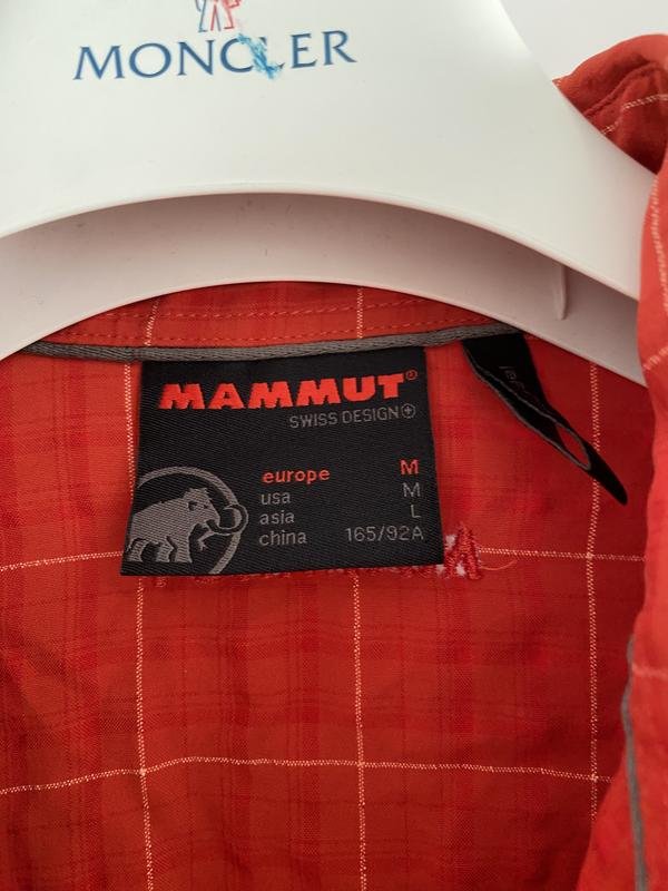 Femme Mammut Chemise Rouge 38