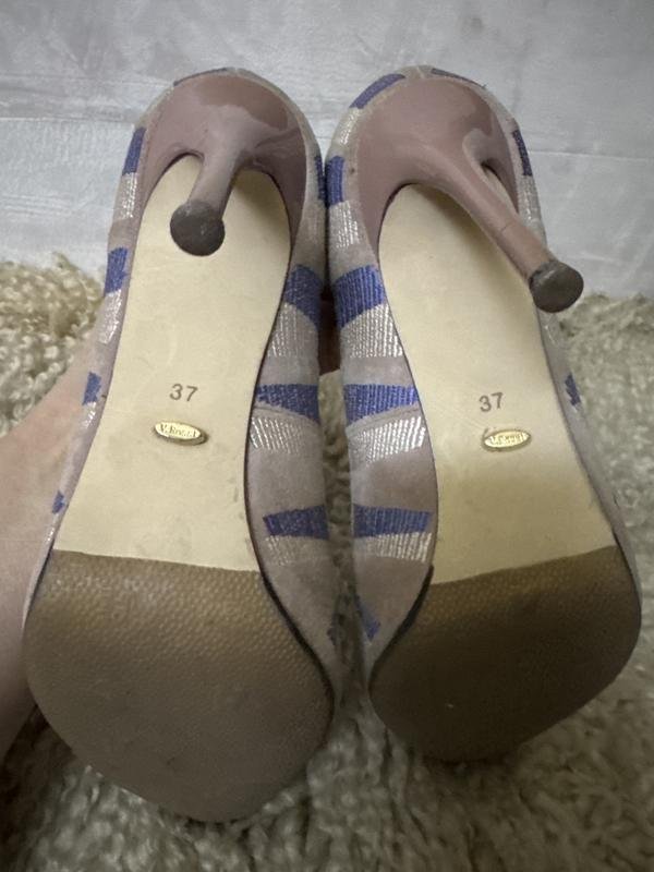 Femme Vitto Rossi Talons Beige Suède 38