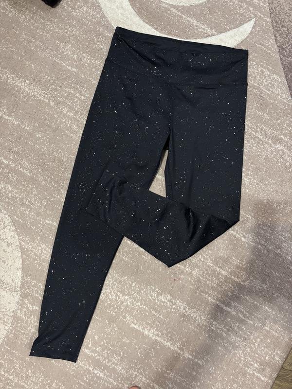 Women DKNY Leggings Black Elastane M