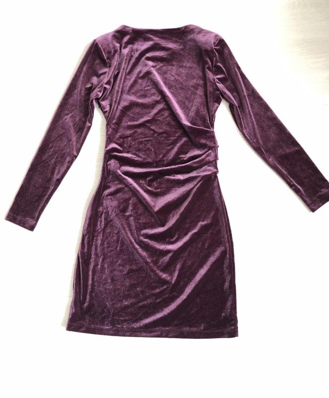 Damen French Connection Kleid Flieder Samt M