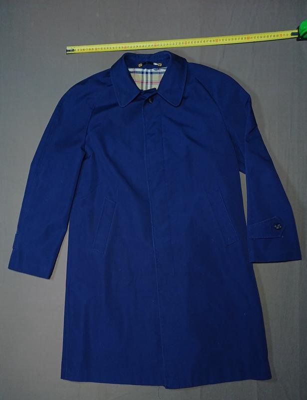 Men Nino Trench Coat Navy Cotton 40