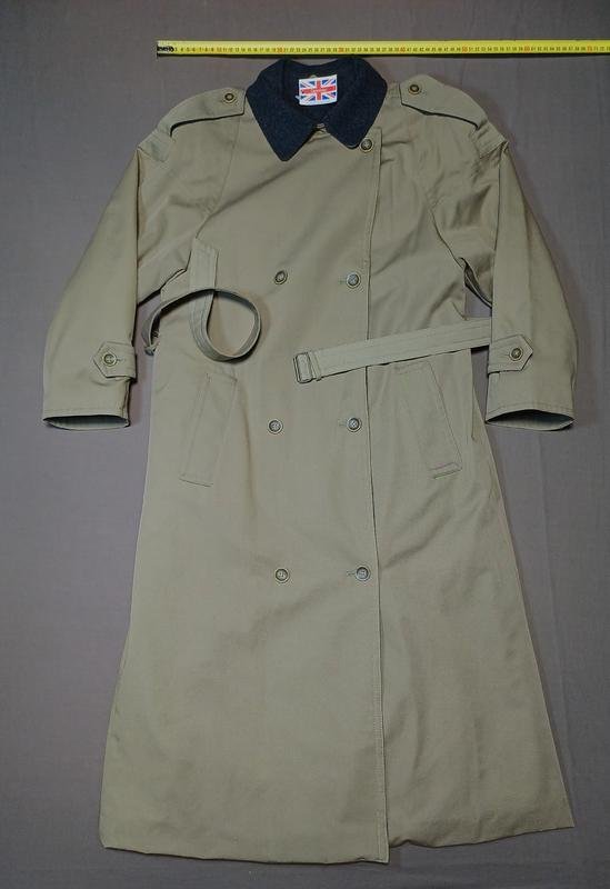Men Dannimac Trench Coat Grey Cotton S