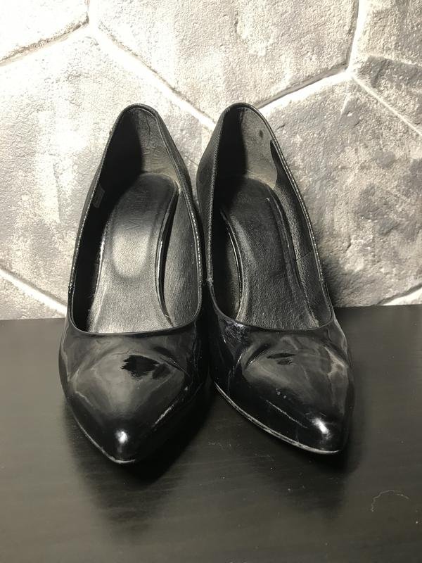 Женские VENEZIA Туфли Чёрные Лаковая кожа 39