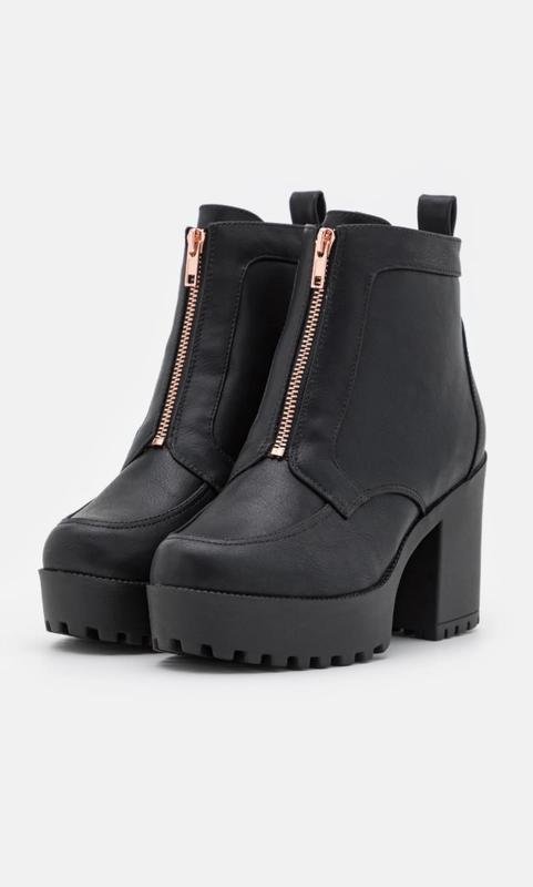 Женские Even&Odd Ботинки Чёрные Искусственная кожа